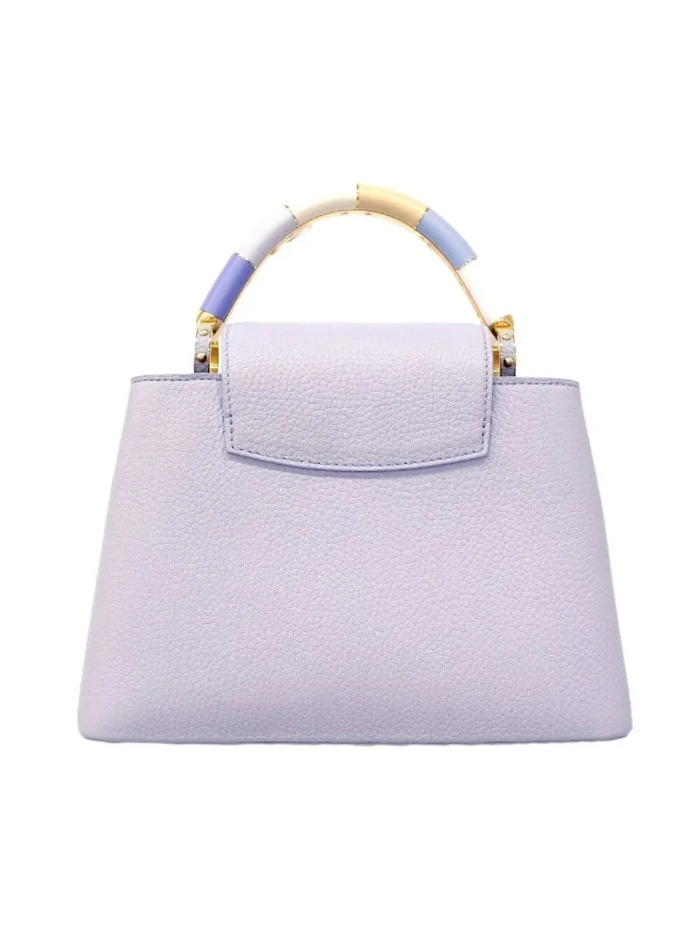 Louis Vuitton Handbag Taurillon Capucines BB Purple 2-Way